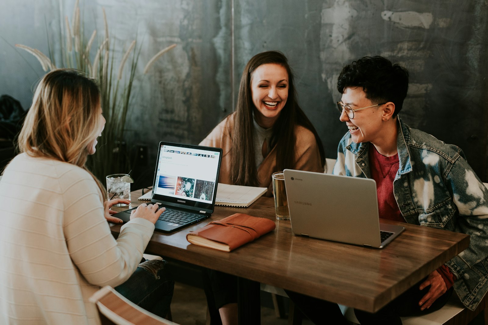 People connecting and collaborating