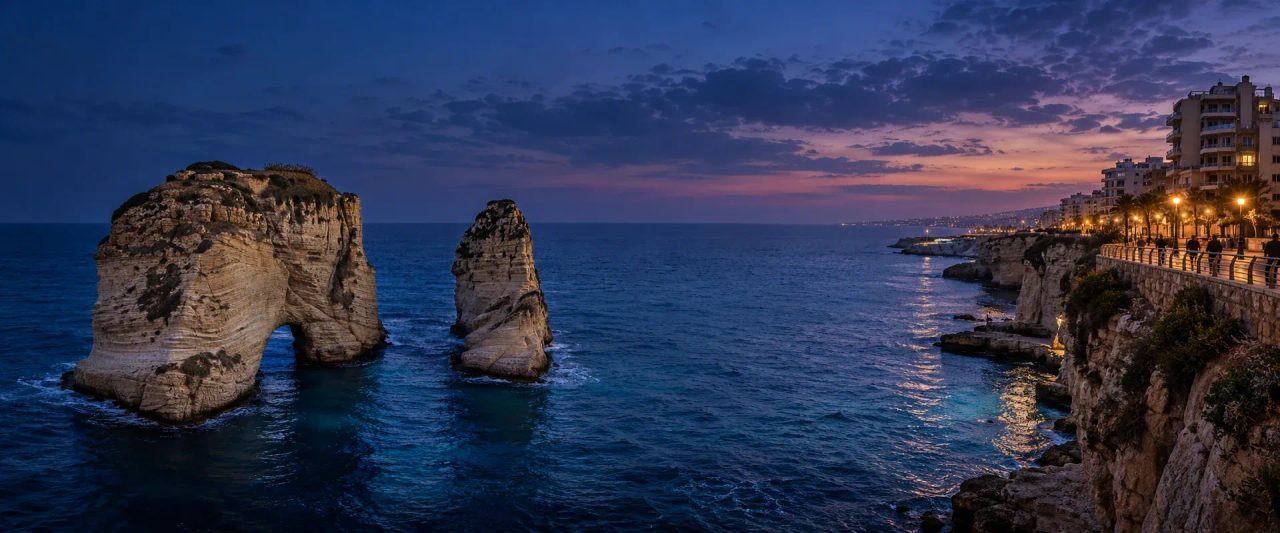 Beirut city skyline