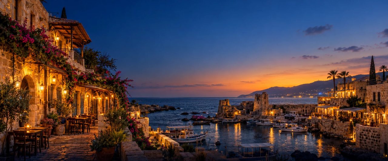 Batroun old town and coast